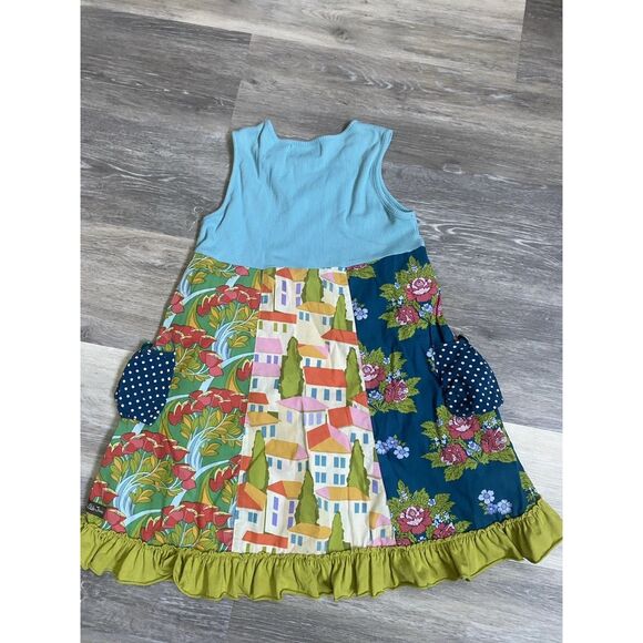 Matilda Jane Good Hart Bay Winds Tank Dress Patchwork Pockets 8 - Picture 1 of 4